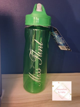 Personalised water bottle