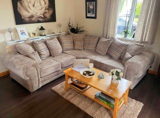 Large Fabric VERONA Corner Sofa, Cheap Prices