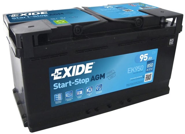 EK950 EXIDE START-STOP AGM CAR BATTERY 95AH 017