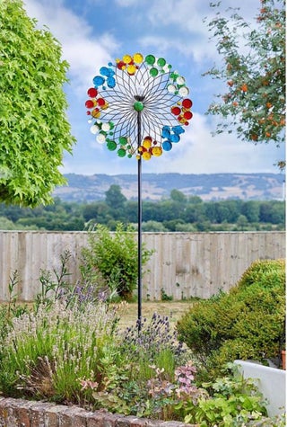 Smart Solar Harlequin Wind Spinner