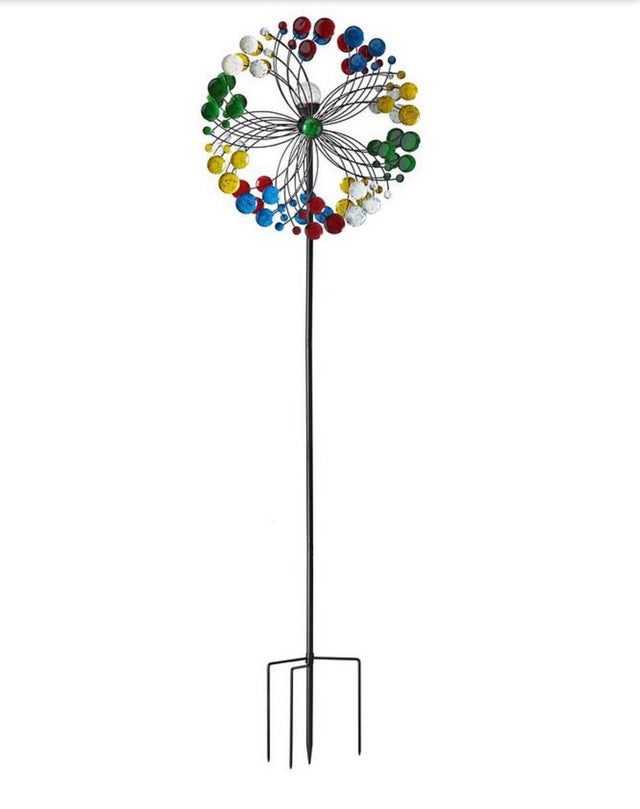 Smart Solar Harlequin Wind Spinner