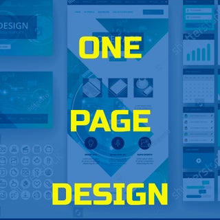 Modern and tailor-made onepage web design