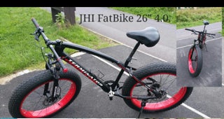 JHI FatBike 26" 4.0 7-Marchas Color En Negro.