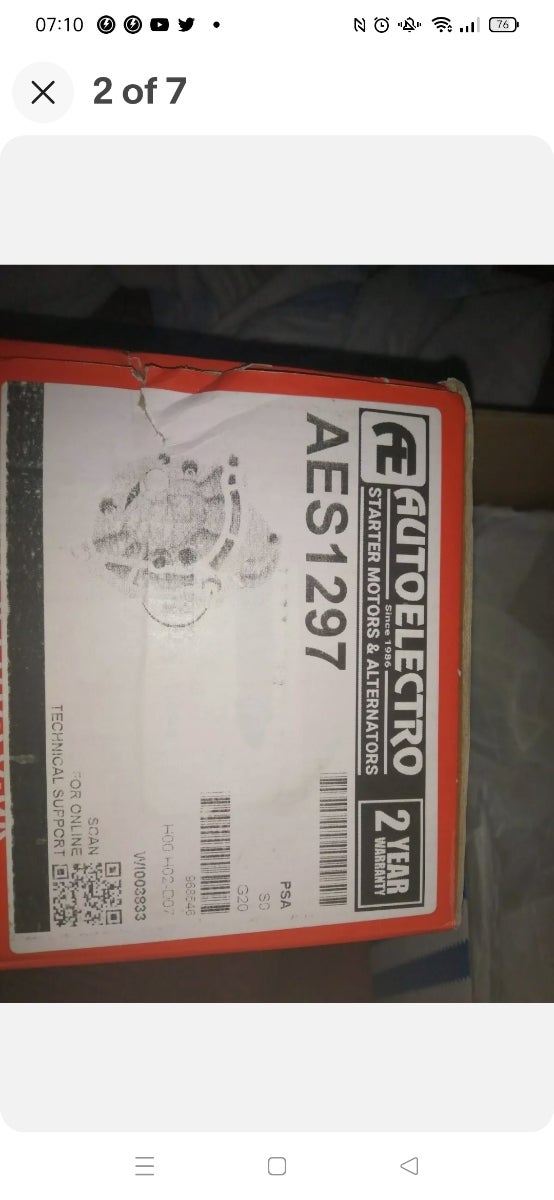 Citroen saxo starter motor