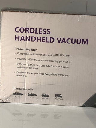 Aspirador de coche furgo