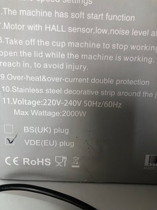 Homgeek Batidora de Vaso