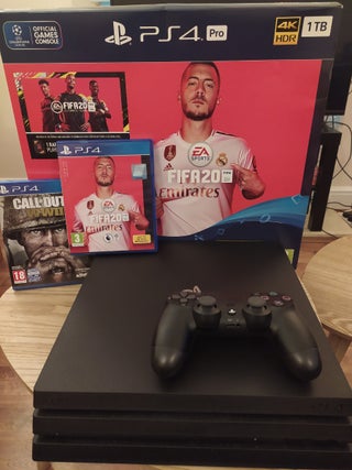 PlayStation 4 Pro 1TB with two games
