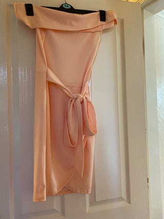 Peach /pink bodycon dress