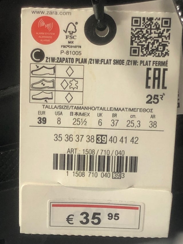 ZAPATO PLANO SUELA TRACK