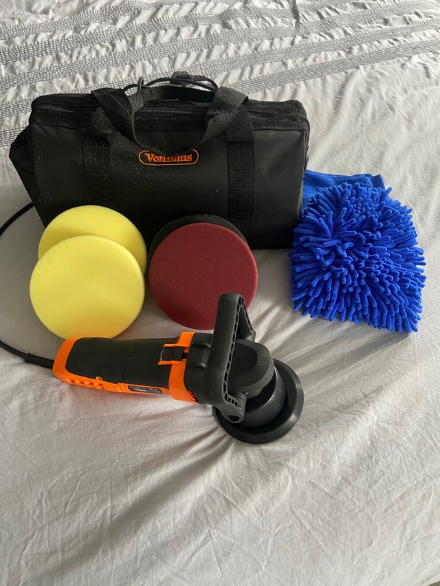 Dual Action Car Polisher Kit