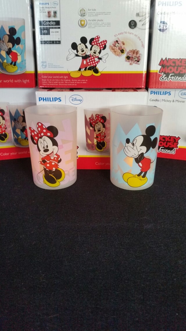 Disney bedside night lights.