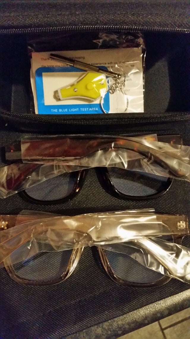 Z&amp;L blue light blocking glasses.