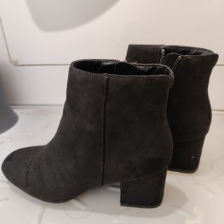 Black Ankle Heel Boots