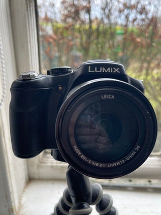 Panasonic LUMIX DMC-FZ200 + Joni flexible tripod