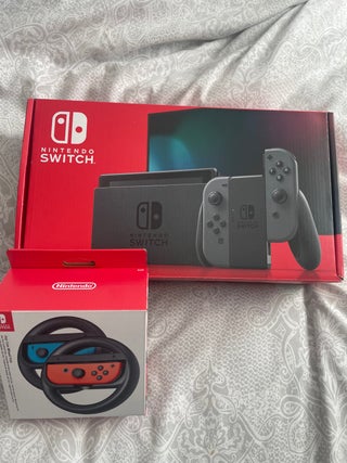 Never used, boxed Nintendo Switch in Grey