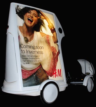 Unique Advertising Poster bike