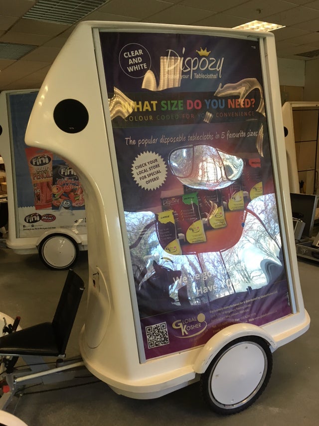 Unique Advertising Poster bike