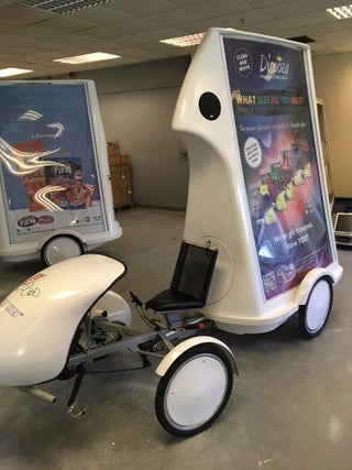 Unique Advertising Poster bike