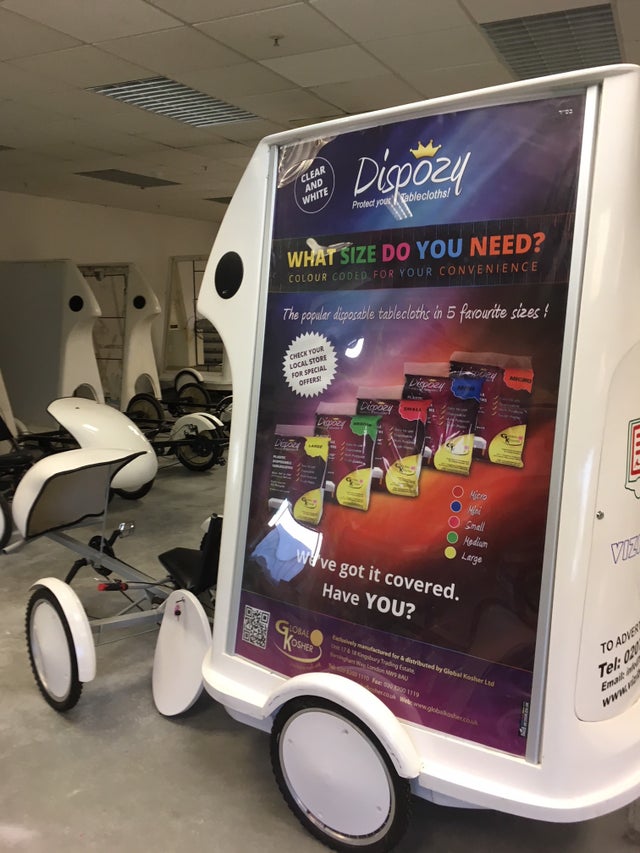 Unique Advertising Poster bike