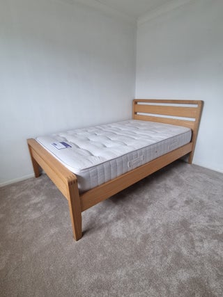 Double bed with mattress