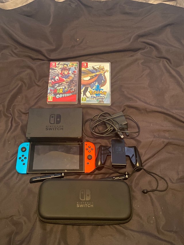 Mint condition nintendo switch