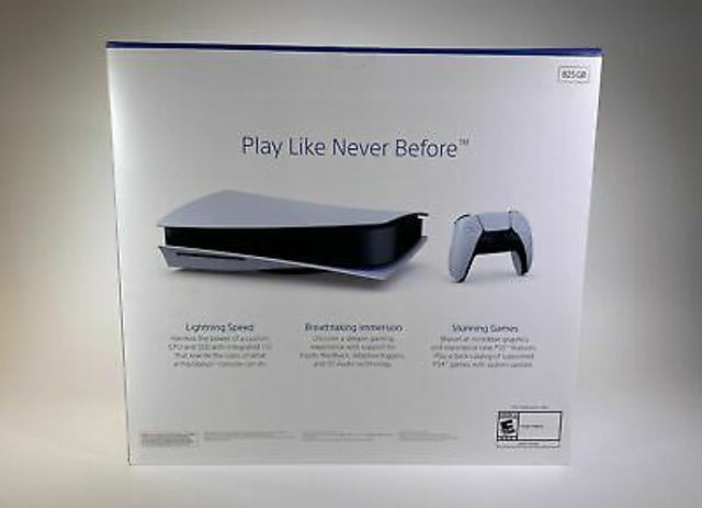 Sony PS5 Blu-Ray Edition Console - White.