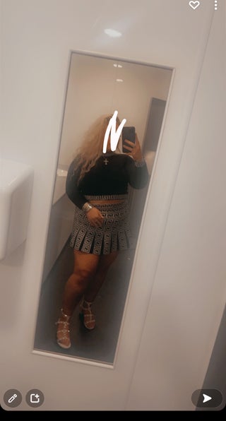 Womens skirt and top