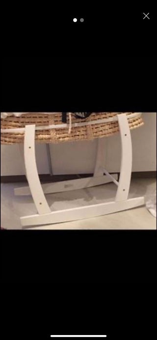 Mamas&amp;papas Moses basket baby carrier bed rocking