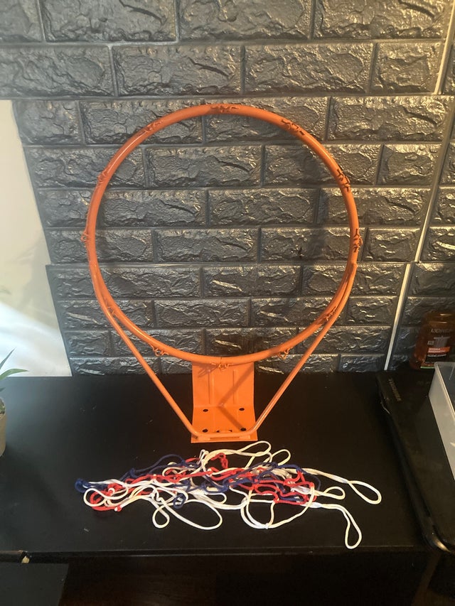 Professional basketball hoop