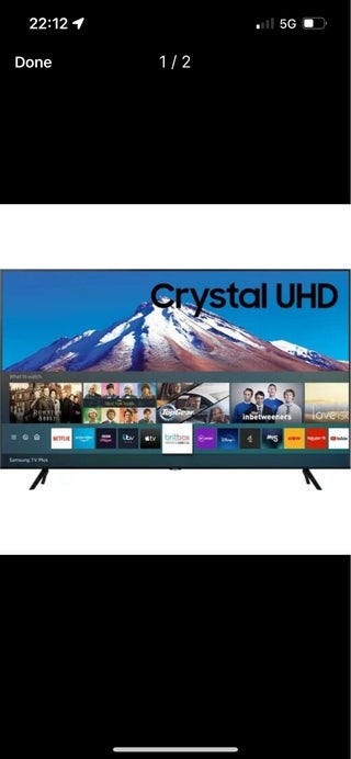Samsung 43 inch Smart 4K Crystal UHD HDR TV