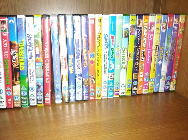 any 4 animation DVDs - Disney DreamWorks minions