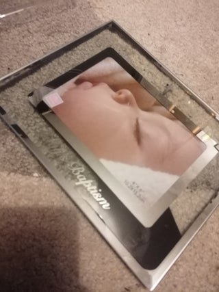 glass baby frame