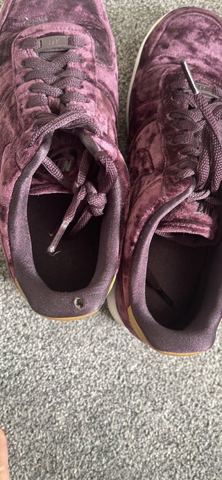 Air Force 1 velvet