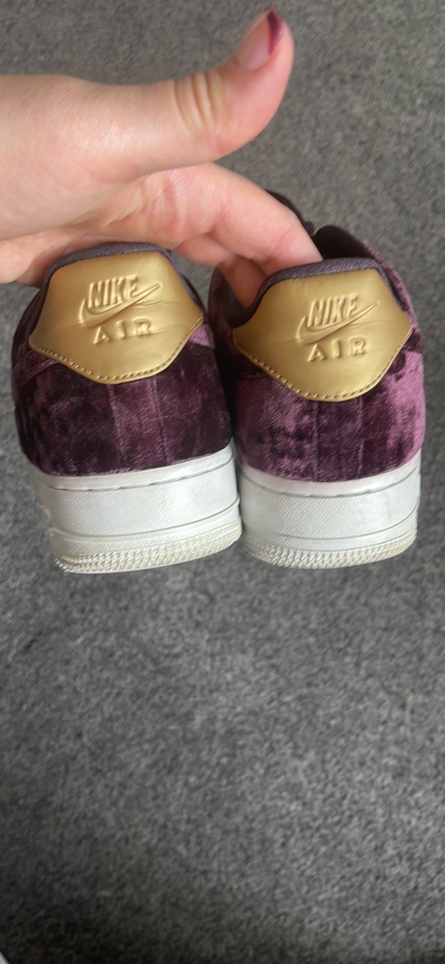 Air Force 1 velvet
