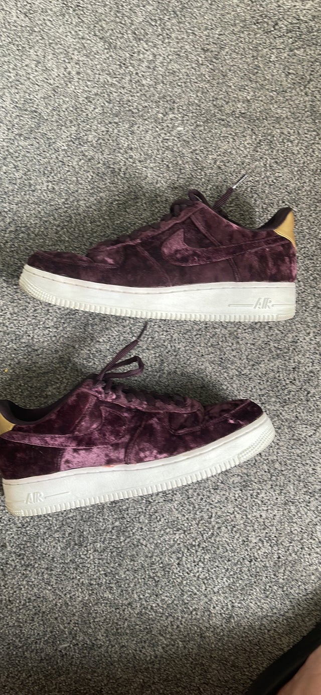 Air Force 1 velvet