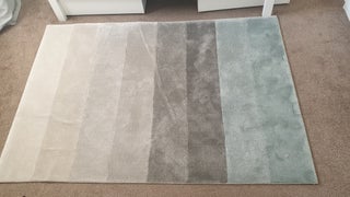 Green and Grey Rug, 120x170cm