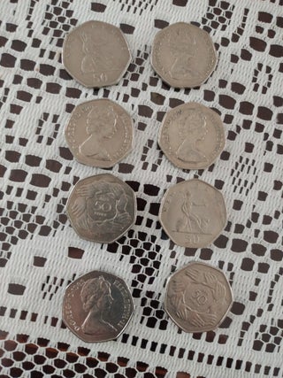 50 p coins