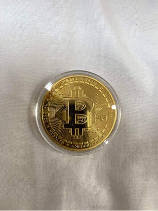 24k Gold Plated Bitcoin in Luxurious Box