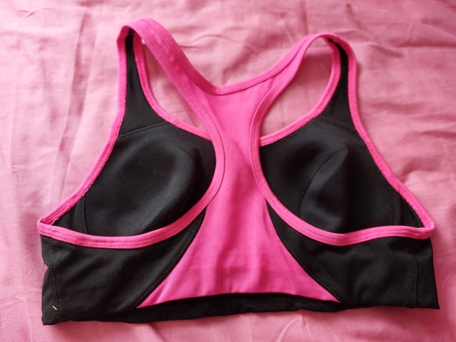 women's Karrimor black/pink sports bra