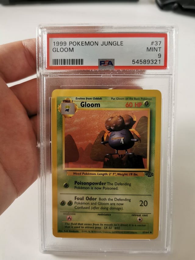 1999 Pokemon Gloom Jungle #37 PSA 9