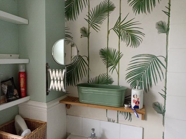 courtain, ornamentos, mirror