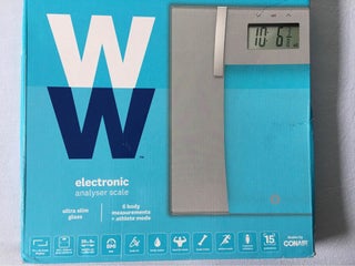 WeightWatchers glass scale
