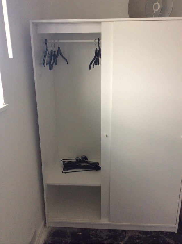 Wardrobe with sliding doors