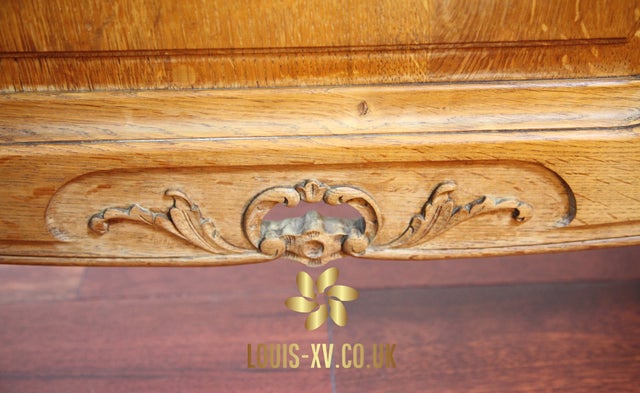 Antique King Lovely Louis XV Bed Carved Oak