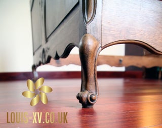 Beautiful Antique Louis XV King Bed