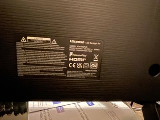 43" Tv Hisense 4K UHD A7 series Smart TV 43A7GQTUK