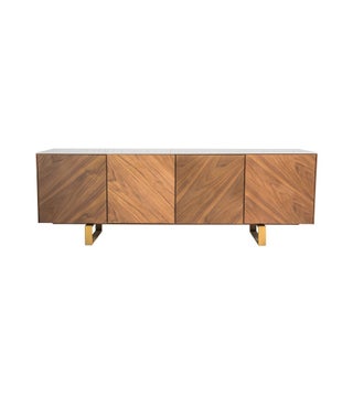 MARBLE TOP TV CONSOLE UNIT