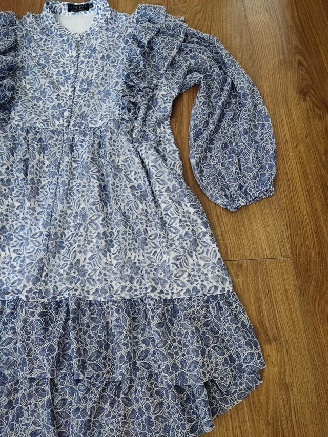 Blue Floral maxi dress