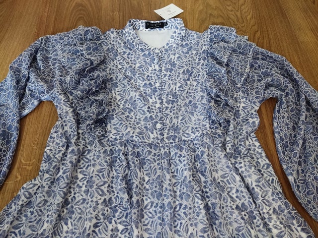 Blue Floral maxi dress