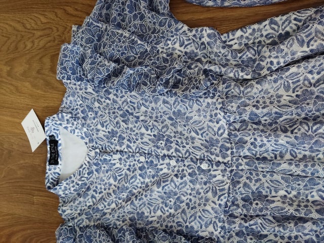 Blue Floral maxi dress